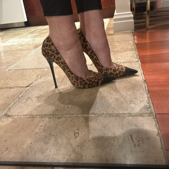 Jimmy Choo size 39 anouk leopard and camel with patent leather toe - Picture 7 of 16